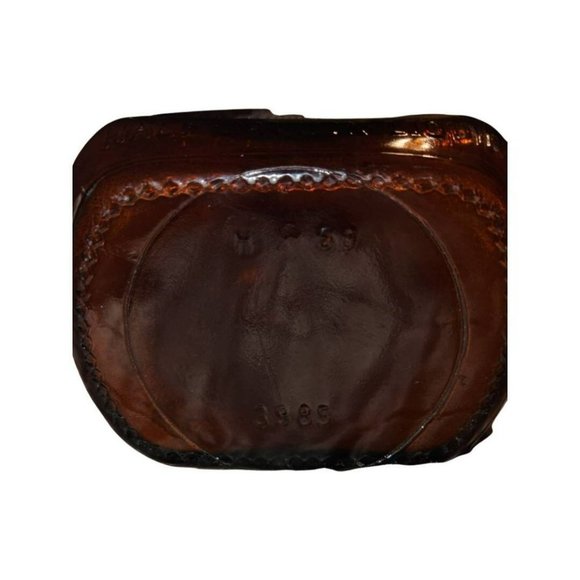 Amber Glass Dairy Fresh Milk Bottle Cream Crest Dairy Oakland Concord California - Picture 5 of 6